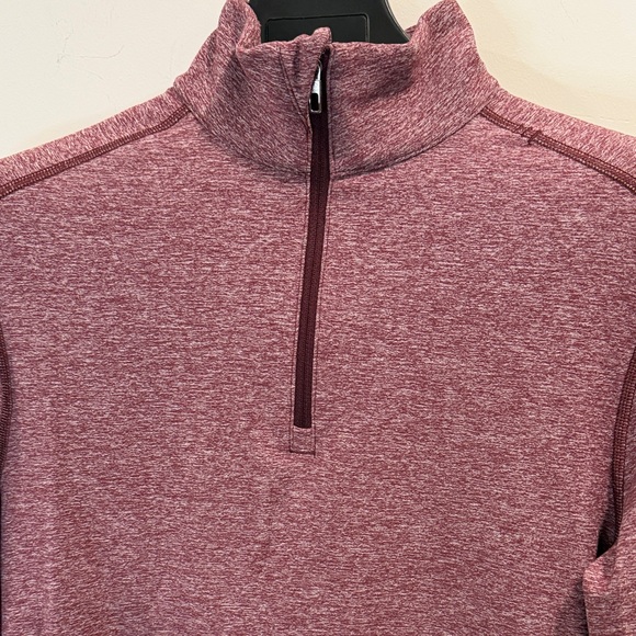 lululemon athletica Men's Burgundy Zip-Up Sweater - Picture 2 of 4